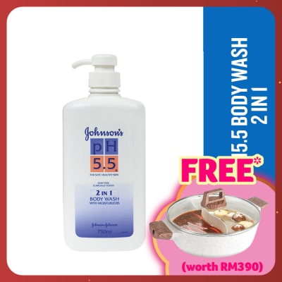 JOHNSON'S pH 5.5 2 In 1 Body Wash 750ml