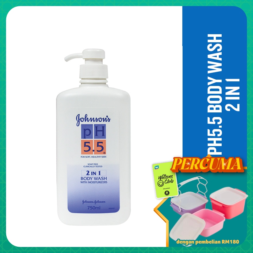 pH 5.5 2 In 1 Body Wash 750ml
