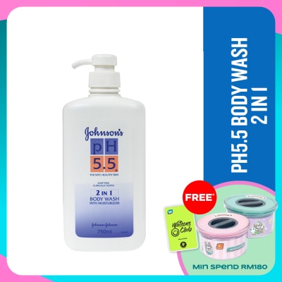 JOHNSON'S pH 5.5 2 In 1 Body Wash 750ml