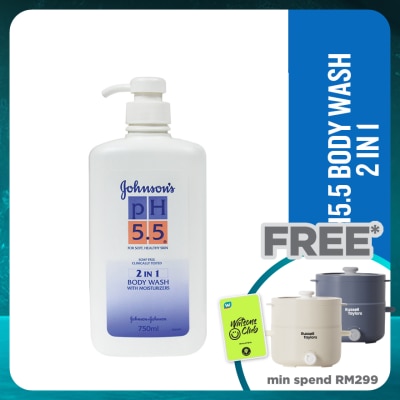 JOHNSON'S pH 5.5 2 In 1 Body Wash 750ml