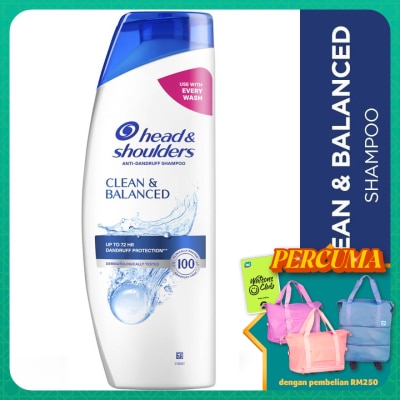 HEAD&SHOULDERS Clean & Balanced Shampoo 300ml
