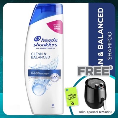 HEAD&SHOULDERS Clean & Balanced Shampoo 300ml