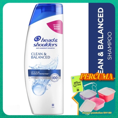 HEAD&SHOULDERS - Clean & Balanced Shampoo 300ml