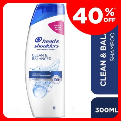 HEAD&SHOULDERS Clean & Balanced Shampoo 300ml