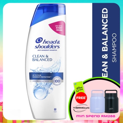 HEAD&SHOULDERS - Clean & Balanced Shampoo 300ml