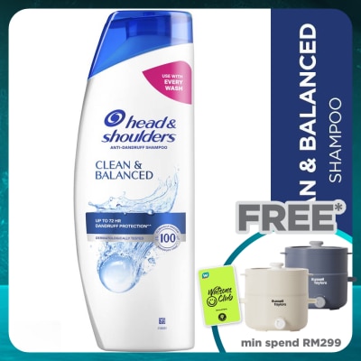 HEAD&SHOULDERS Clean & Balanced Shampoo 300ml