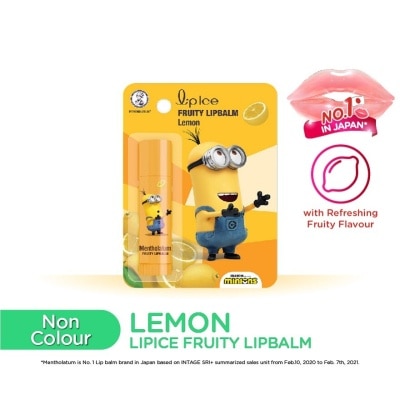 MENTHOLATUM LIPCARE Fruity Lipbalm Lemon (Minion)