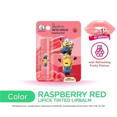 MENTHOLATUM LIPCARE Fruity Lipbalm Rasberry Red (Minion)