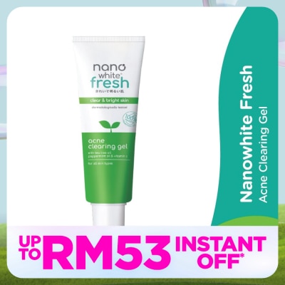 NANO WHITE Fresh Acne Clearing Gel 30ml