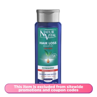 NATURVITAL Hair Loss Shampoo For Men - Refreshing 300ML
