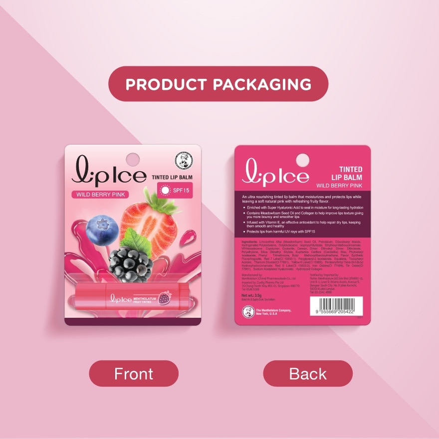 Fruity Lipbalm Wild Berry Pink