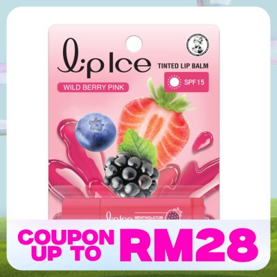 MENTHOLATUM LIPCARE  Fruity Lipbalm Wild Berry Pink