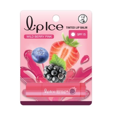 MENTHOLATUM LIPCARE -  Fruity Lipbalm Wild Berry Pink