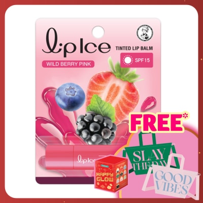 MENTHOLATUM LIPCARE  Fruity Lipbalm Wild Berry Pink