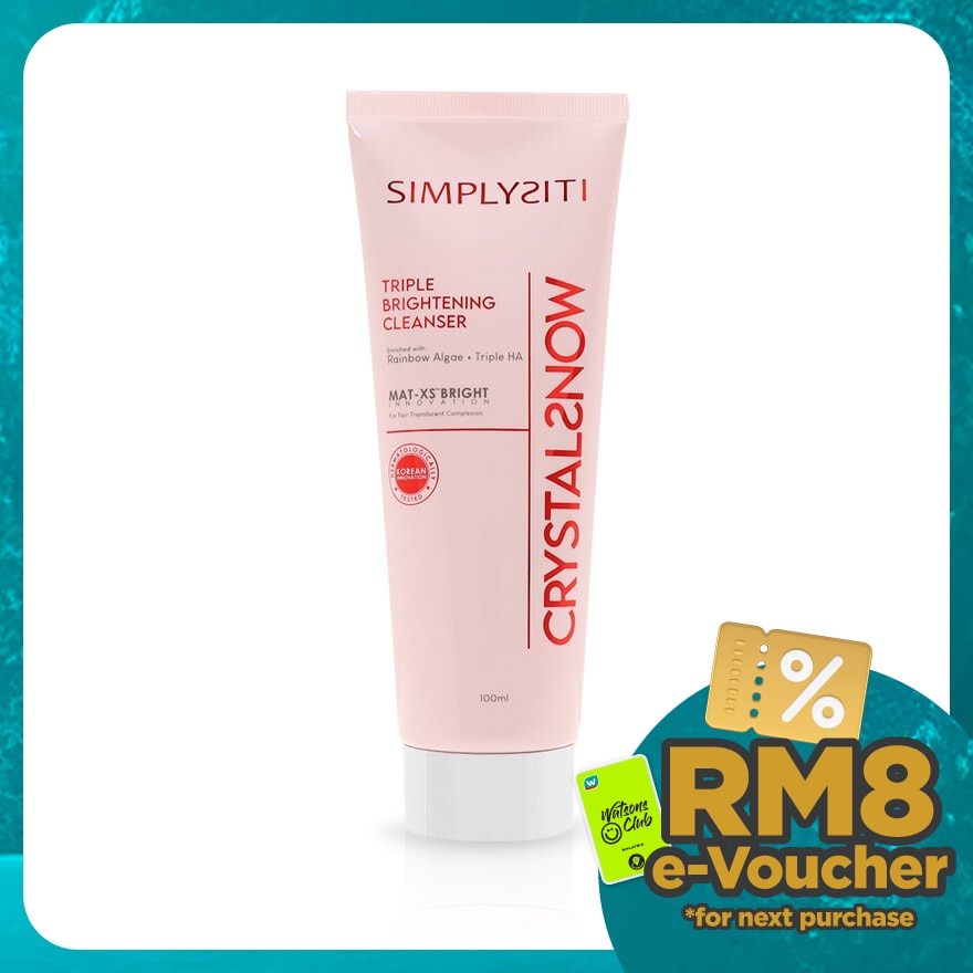 Crystal Snow Triple Brightening Cleanser 100ml
