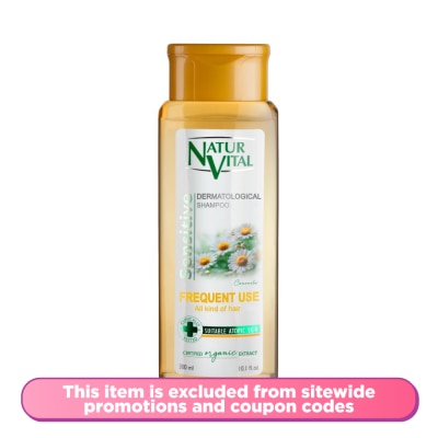 NATURVITAL Sensitive Shampoo - Camomile - Frequent Use 300ML
