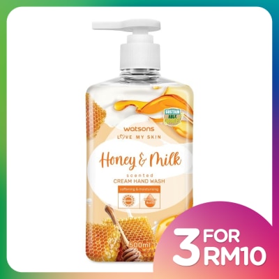 WATSONS HONEY & MILK SCENTED CREAM HAND WASH