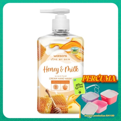 WATSONS - HONEY & MILK SCENTED CREAM HAND WASH