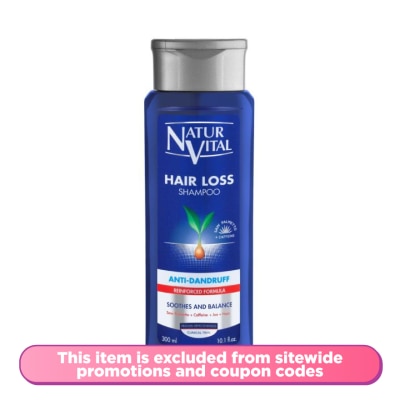NATURVITAL Hair Loss Shampoo - Dandruff Control 300ML