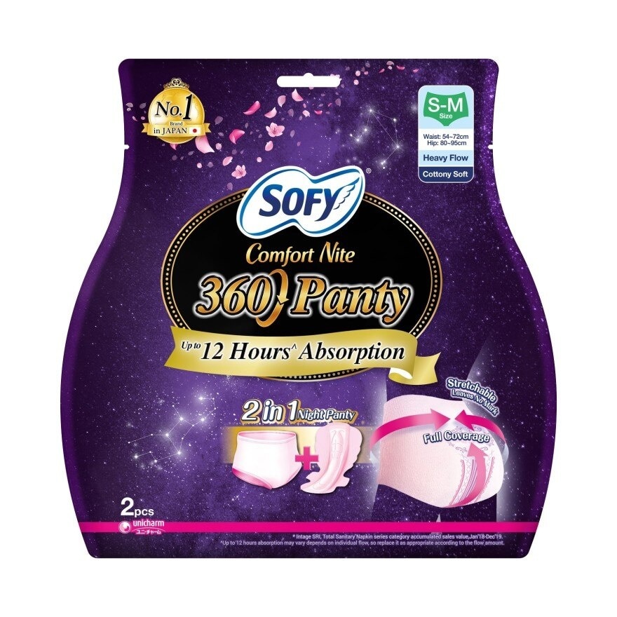 Comfort Nite 360 Panty S-M 2's