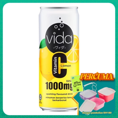 VIDA - 1000mg Lemon Vitamin C Beverage 325ML