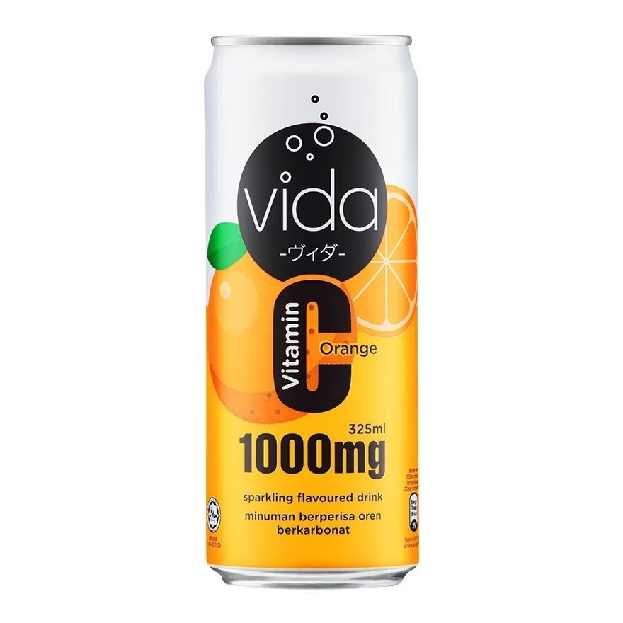 1000mg Orange Flavor Carbonated 325ML