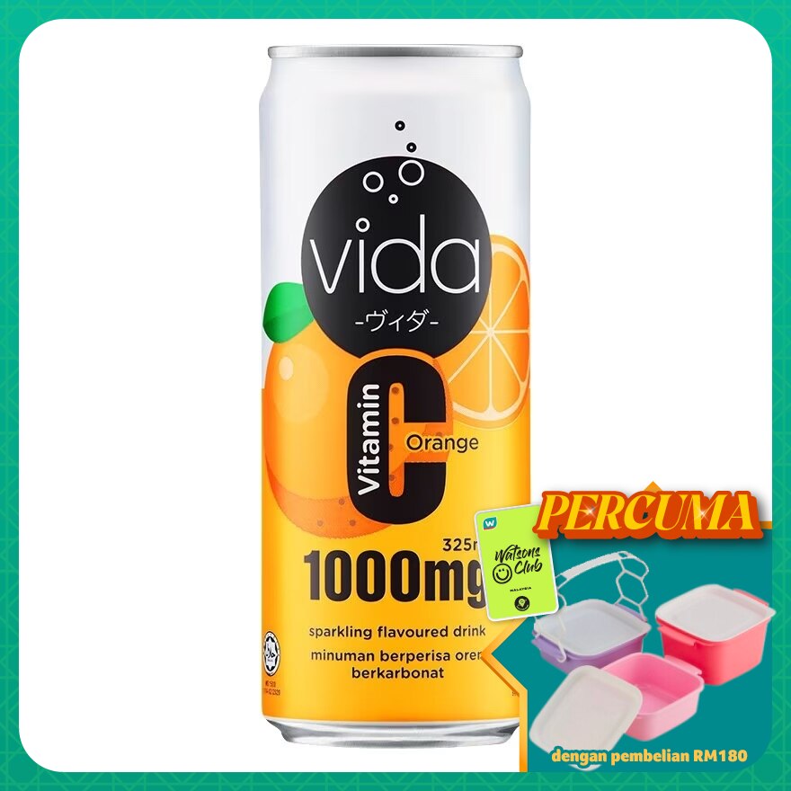 1000mg Orange Flavor Carbonated 325ML