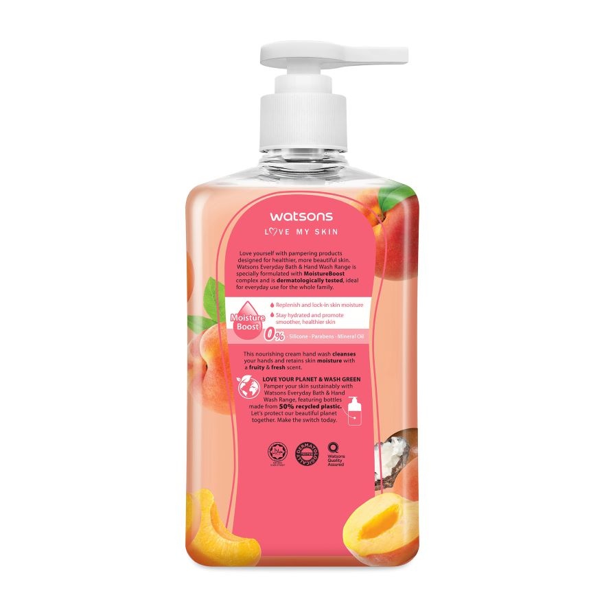 SHEA BUTTER & PEACH SCENTED CREAM HAND WASH image