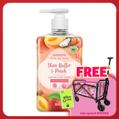 WATSONS SHEA BUTTER & PEACH SCENTED CREAM HAND WASH