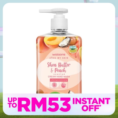 WATSONS SHEA BUTTER & PEACH SCENTED CREAM HAND WASH