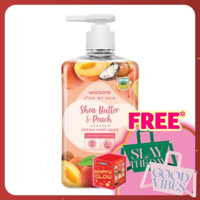 WATSONS SHEA BUTTER & PEACH SCENTED CREAM HAND WASH