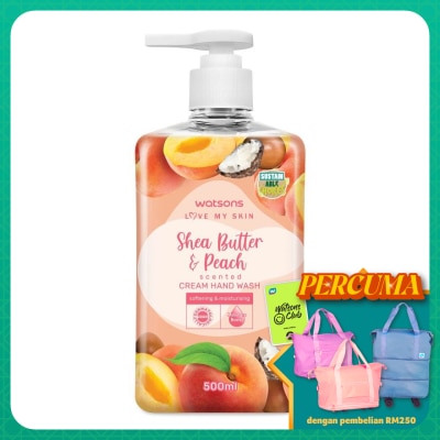 WATSONS - SHEA BUTTER & PEACH SCENTED CREAM HAND WASH