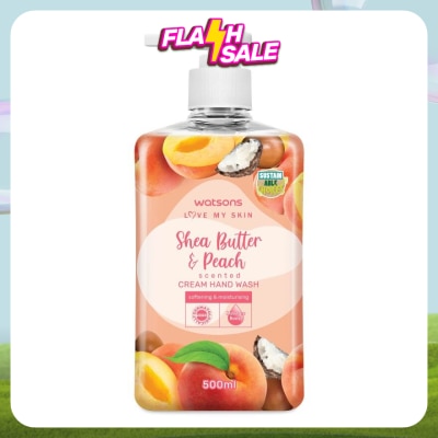 WATSONS SHEA BUTTER & PEACH SCENTED CREAM HAND WASH