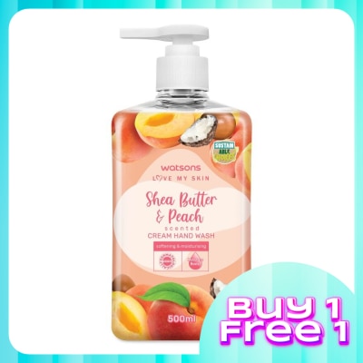 WATSONS SHEA BUTTER & PEACH SCENTED CREAM HAND WASH