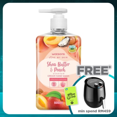 WATSONS SHEA BUTTER & PEACH SCENTED CREAM HAND WASH