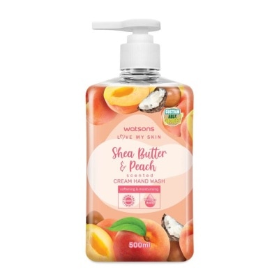 WATSONS SHEA BUTTER & PEACH SCENTED CREAM HAND WASH