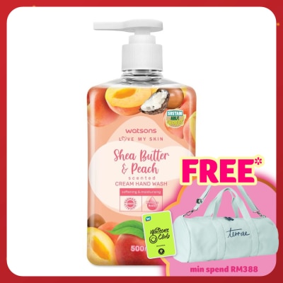 WATSONS SHEA BUTTER & PEACH SCENTED CREAM HAND WASH