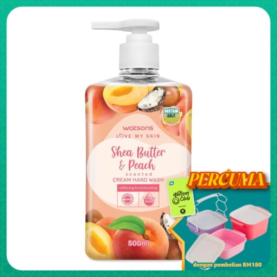 WATSONS - SHEA BUTTER & PEACH SCENTED CREAM HAND WASH
