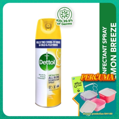 DETTOL - Disinfectant Spray Lemon Breeze 450ml