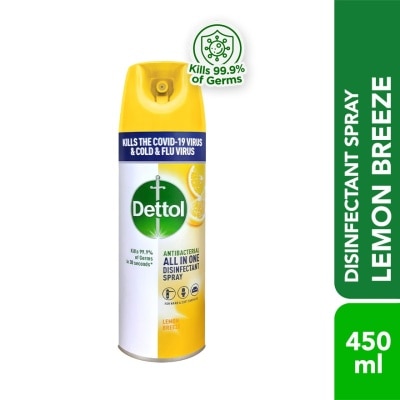 DETTOL Disinfectant Spray Lemon Breeze 450ml