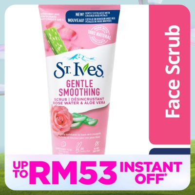 ST IVES Rose Water & Aloe Vera Scrub 170g