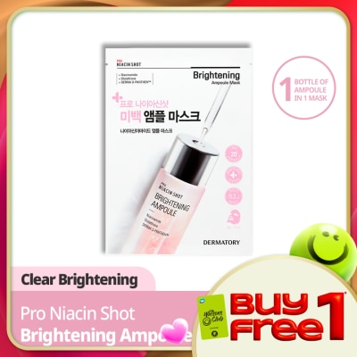 DERMATORY - Pro Niacin Shot Brightening Ampoule Mask 1s