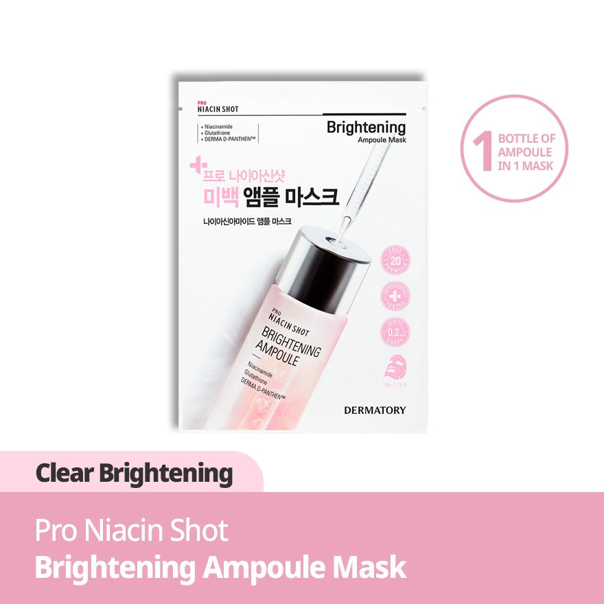 Pro Niacin Shot Brightening Ampoule Mask 1s image