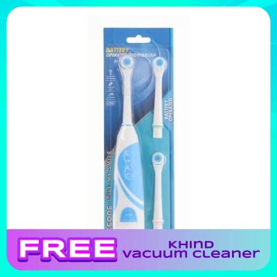 WATSONS Battery Operate Toothbrush 1'S + Refill Head 2's