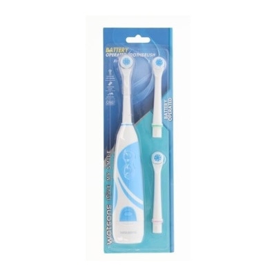 WATSONS Battery Operate Toothbrush 1'S + Refill Head 2's