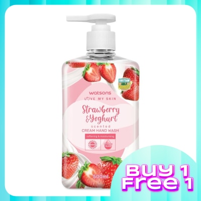 WATSONS STRAWBERRY & YOGHURT SCENTED CREAM HAND WASH