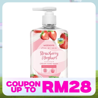 WATSONS STRAWBERRY & YOGHURT SCENTED CREAM HAND WASH