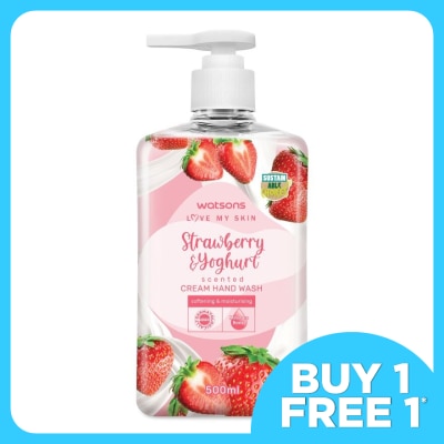 WATSONS STRAWBERRY & YOGHURT SCENTED CREAM HAND WASH