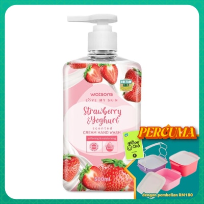 WATSONS - STRAWBERRY & YOGHURT SCENTED CREAM HAND WASH