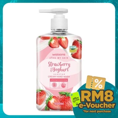 WATSONS STRAWBERRY & YOGHURT SCENTED CREAM HAND WASH